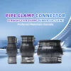 QihangRAS aquarium fish tank koi pond filter pipe connection pipe clamp - Image 4