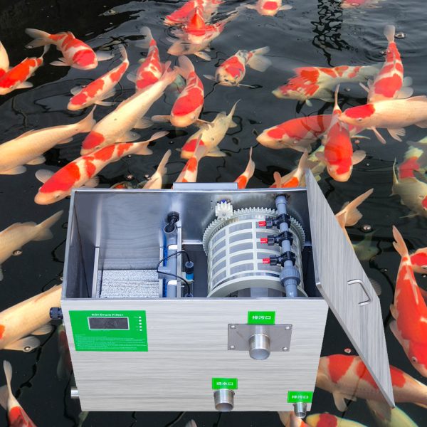 QihangRAS Stainless Steel YC-D1C 5m3/H 1320 Gallon Combi Drum Filter - Image 2