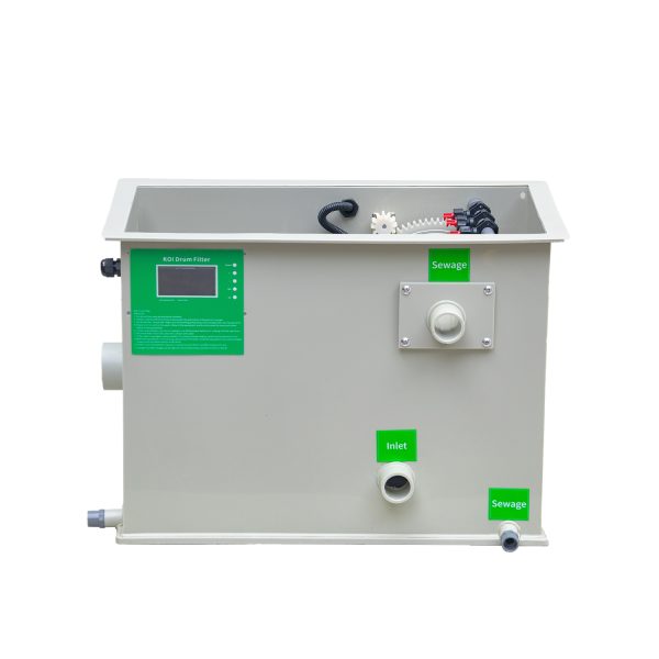 QihangRAS  PP YC-D1-P 5m3/H 1320 Gallon Combi Drum Filter - Image 6