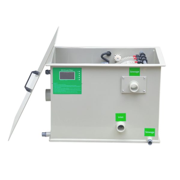 QihangRAS  PP YC-D1-P 5m3/H 1320 Gallon Combi Drum Filter - Image 7